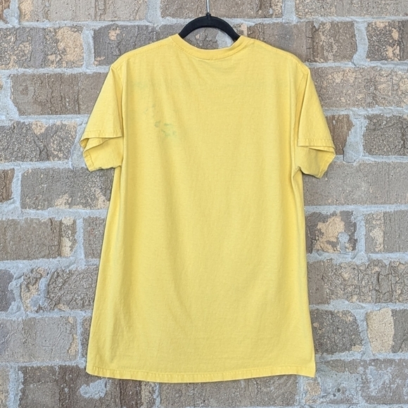 The 1975 I like it when you sleep Graphic Crewneck T-shirt Medium Unisex Yellow - Picture 5 of 6